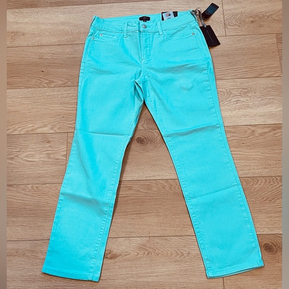 NYDJ Pants - *NWT* Not Your Daughters Jeans Skinny Slimming Fit Aqua Jeans, size 10P